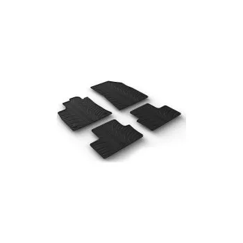 autokoberec Přesné gumové rohože Renault Clio V hatchback -- od roku výroby 9/2019- (4 dílná sada s fixací) SLEVA 5%