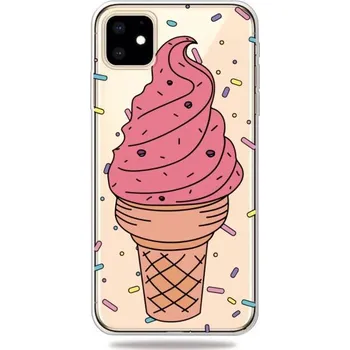 Pouzdro na mobilní telefon Měkký 3D transparentní kryt pro iPhone 11 - zmrzlina