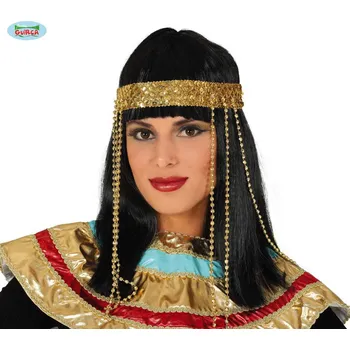 Paruka Guirca Fiestas Španělsko Egypťanka - paruka s diademem