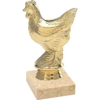 Figurka zlatá slepice