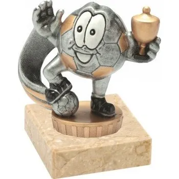 Figurka barevná fotbalový míč Barva: barevná, Výška: 10 cm