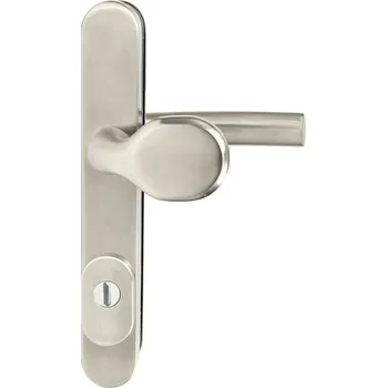 Dveřní kování Bezpečnostní kování R.801.ZB.N.TB3 nerez 92 mm - tl. dveří 67-80mm Madlo / klika Art. 73