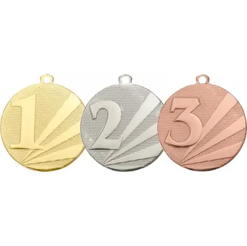 Medaile číslice MDC1122 Barva: stříbro, Průměr: 5,0 cm