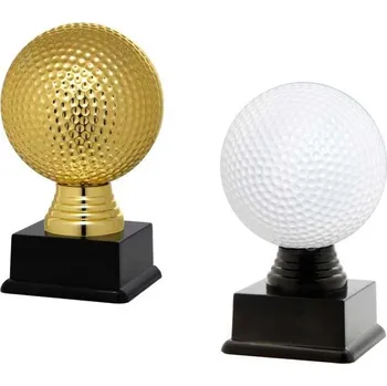 Figurka golf Barva: Zlatá, Výška: 13 cm