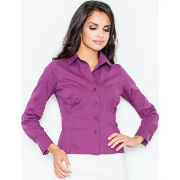Dámská košile FIGL M021 Violet