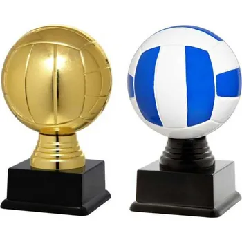Figurka volejbal Barva: Zlatá, Výška: 13 cm
