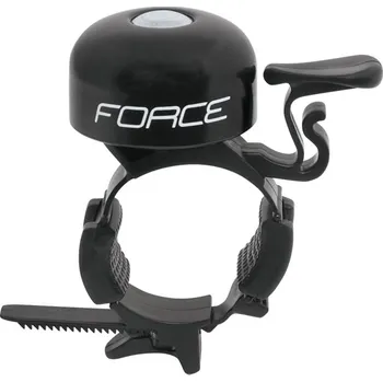 Zvonek na kolo Force Fe/plast 23025 černý
