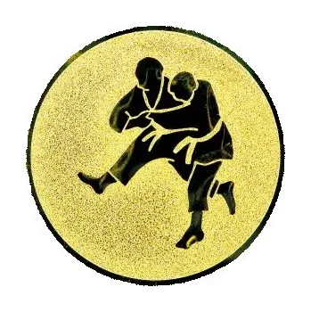 Emblém judo Barva: zlato, Průměr: 2,5 cm