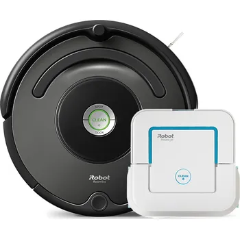 Robotický vysavač Recenze iRobot Roomba 676 + iRobot Braava Jet 240 černý
