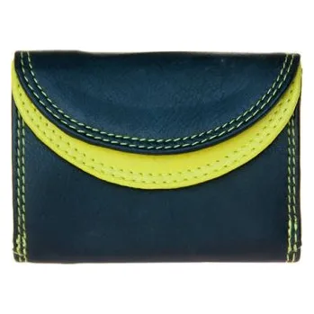 Peněženka Černo-jasně žlutá kapesní maličká peněženka