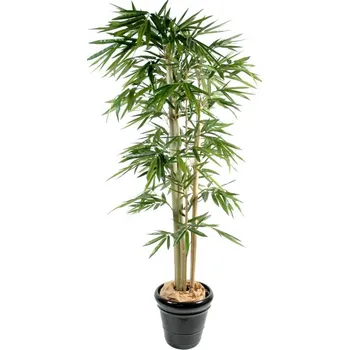 umělá květina BAMBUS 3 SILNÉ KMENY, 270cm (Luxusní umělý bambus)
