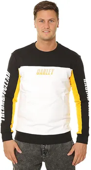 Pánská mikina Oakley Tn Racing Team Crew Blackout černá/bílá/žlutá L