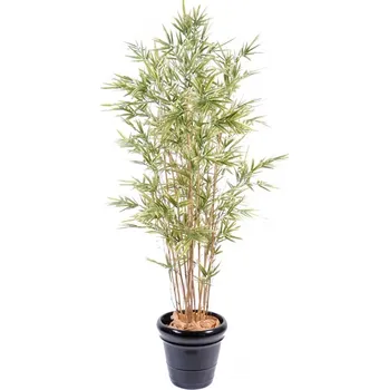 umělá květina BAMBUS SHIROSHIMA panašovaný, 120cm (Luxusní umělý bambus)