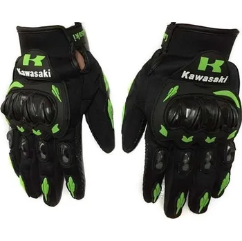 Moto rukavice Kawasaki MTR-KWS černá/zelená