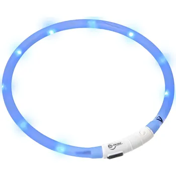 Obojek pro psa Karlie LED světelný obojek modrý 20-75 cm