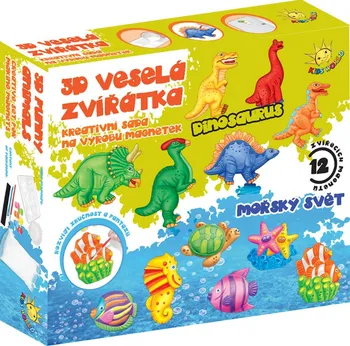 Kids World 3D veselá zvířátka výroba magnetek
