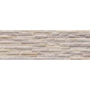 Obklad Ecoceramic Behobia beige, obklad, imitace kamene, hnědobéžový, 17 x 52 x 1,2 cm