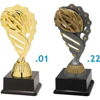 Figurka cyklistika Barva: Zlatá, Výška: 16 cm