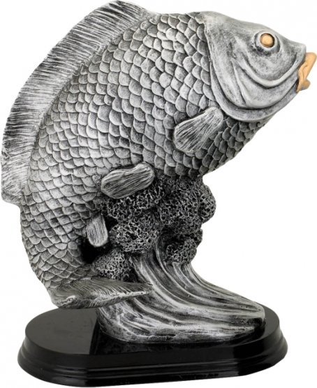 Soška ryba Barva: barevná, Výška: 37 cm