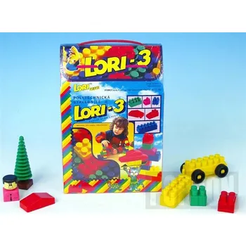 ostatní stavebnice Stavebnice LORI 3 , 50 dílů