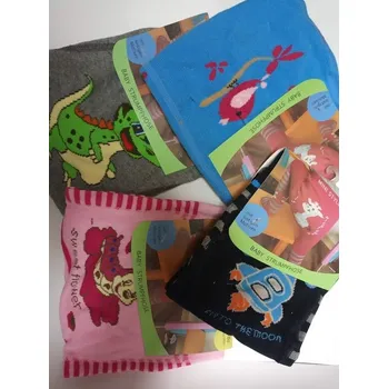 Punčocháčky bavlněné - vel. 74-80 - růžová sovička