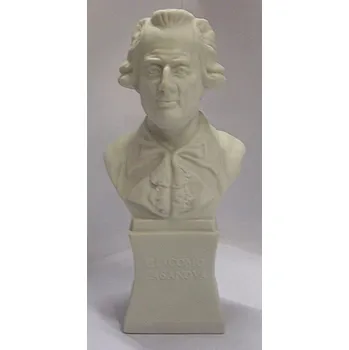 Casanova Giacomo busta porcelánová bílá Royal dux Duchcov