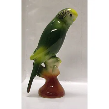 Socha Andulky papouška keramická zelená TS 9