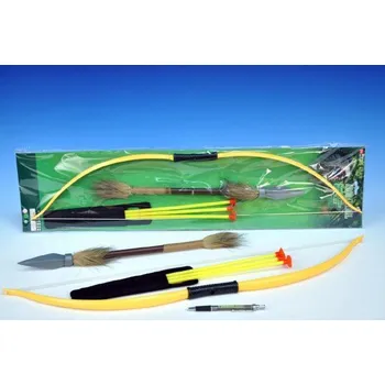 Dětská zbraň Luk Maxi dlouhý 73 cm s pouzdrem a s 3 šípy + bodec