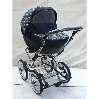 Kočárek Kočárek Symphony Classic luxusní kombinovaný 04 modrá kostka