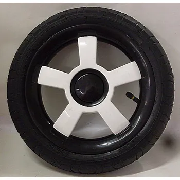 Kočárek Kolo na kočárek 61 s ložiskem bílý střed velké 12 palců