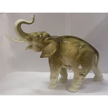 Slon luxusní velká porcelánová socha Royal dux Duchcov 26