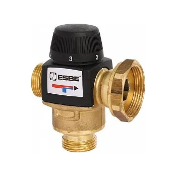 Instalatérský materiál ESBE Termostatický směšovací ventil VTA 377 20-55°C G 1" s adaptérem PF 1 1/2" (31200200)