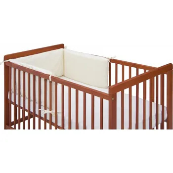 Příslušenství pro dětskou postel a kolébku Okolníček mantinel frote do dětské postýlky žlutý