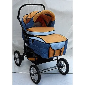 Kočárek Sportovní kočárek Maxim Patricia modro oranžový používaný