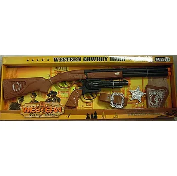 Hračka pro psa Kovbojský set s puškou , koltem Western cowboy hračka nejen pro kluky