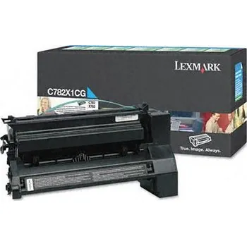 Počítač Lexmark C782X1CG azurový (cyan) originální toner