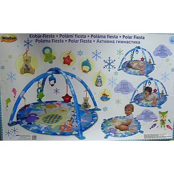 Hrací deka Hrací deka s hrazdou podložka pro dítě Polární fiesta Akce