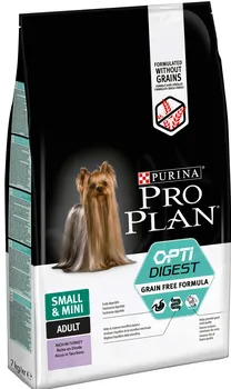 Krmivo pro psa Pro Plan Grain Free Dog Adult Small & Mini OptiDigest krůta