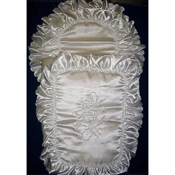 Přeprava dětí Fusak saténový do retro kočárku bílý