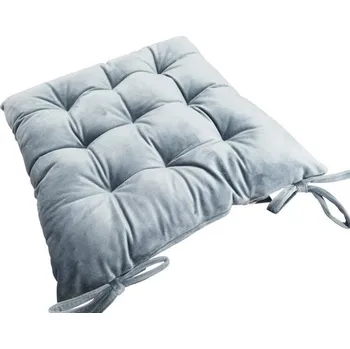 Podsedák Podsedák Velvet 40x40x7 cm tmavě šedý