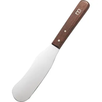 Xanitalia Kosmetická špachtle na aplikaci vosku nerezová velká 24cm, dřevěná rukojeť