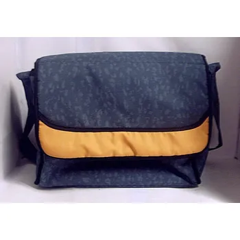 Přebalovací taška Kabela ke kočárku závěsná šedo oranžová