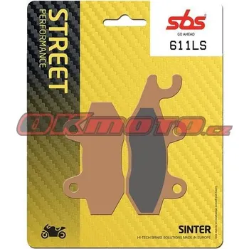 Brzdová destička Zadní brzdové destičky SBS 611LS - Triumph America 800, 800ccm - 03-06