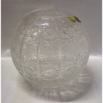 Váza Váza koule broušená O421 křišťálová skleněná Marika