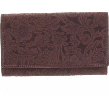 Dámská kožená peněženka bordó - Tomas Imbali vínová