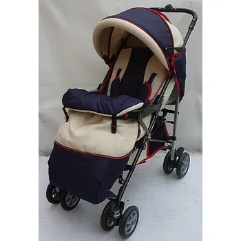 Kočárek Golfový kočárek Nestor Magic velká kola do terenu modro béžový