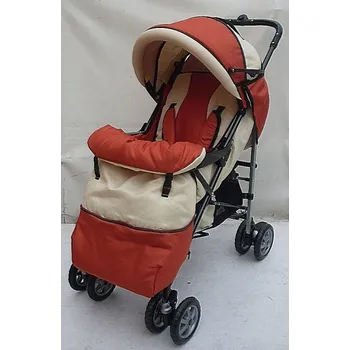 Kočárek Golfový kočárek Nestor lehký oranžovo béžový