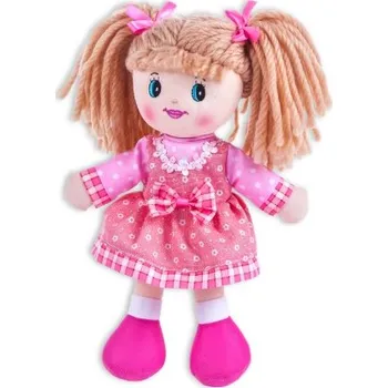 Panenka Hadrová panenka česky mluvící růžová Maxi 30 cm vyšívané oči a pusa