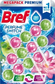 Čisticí prostředek na WC Henkel Bref Perfume Switch 3 x 50 g
