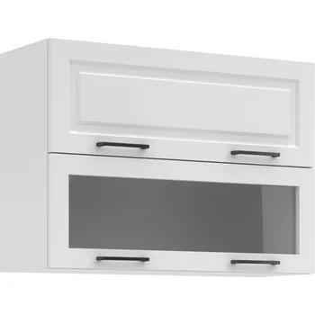 Kuchyňská linka Kuchyňská skříňka ASTA, horní dvojskříňka 80cm, bílá mat